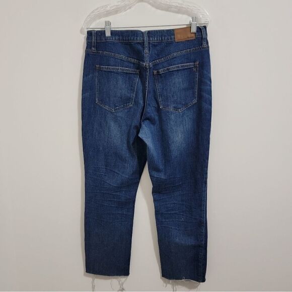 MADEWELL The High-Rise Slim Boyjean Medium Wash Size 29 - Picture 15 of 16